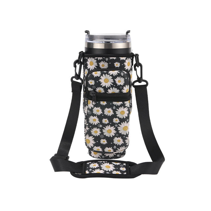 Portable Travel Storage Bag Compatible Bottle Phone Pocket Crossbody Bag