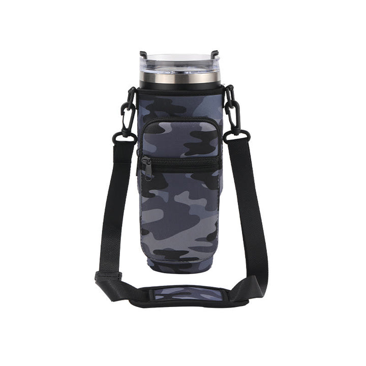 Portable Travel Storage Bag Compatible Bottle Phone Pocket Crossbody Bag