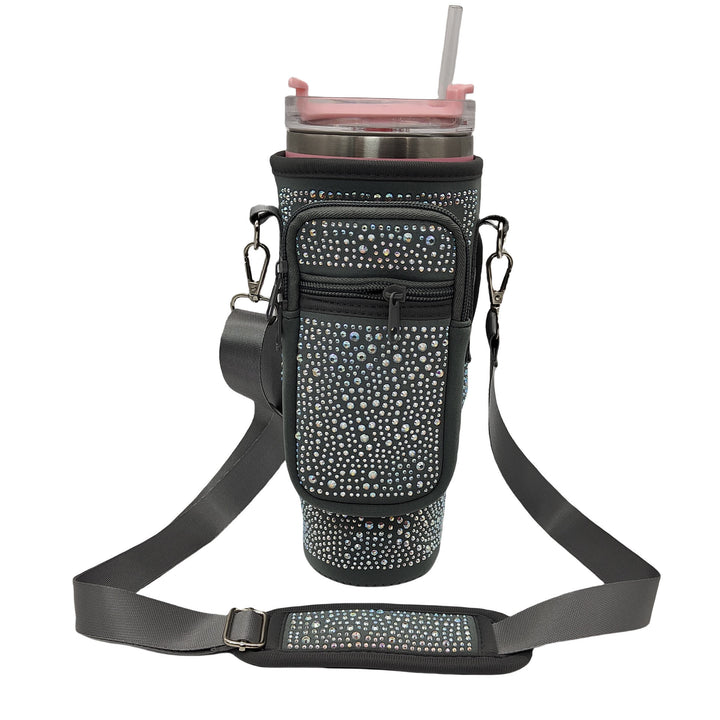 Portable Travel Storage Bag Compatible Bottle Phone Pocket Crossbody Bag