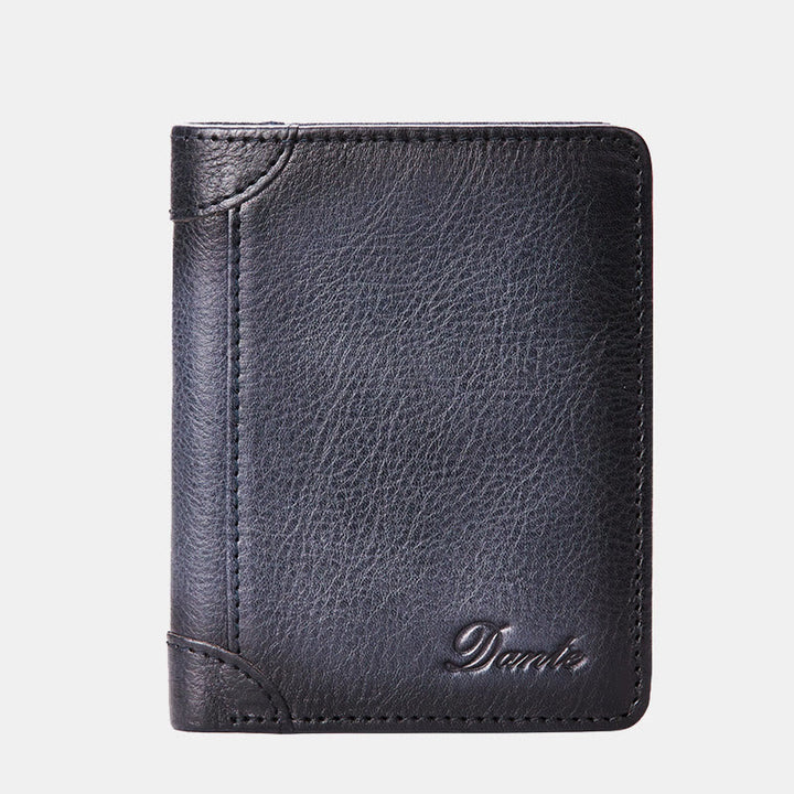RFID Genuine Leather Vintage Card Holder Wallet