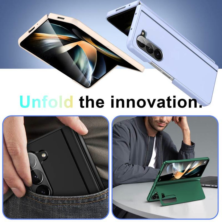 Shockproof Built-in Kickstand Screen Proctector Phone Case for Samsung Z Fold