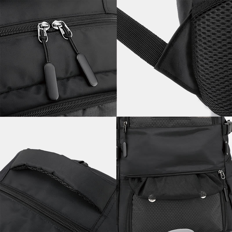 Multi-Pocket Waterproof Sports Bag Basketball Soccer Backpack
