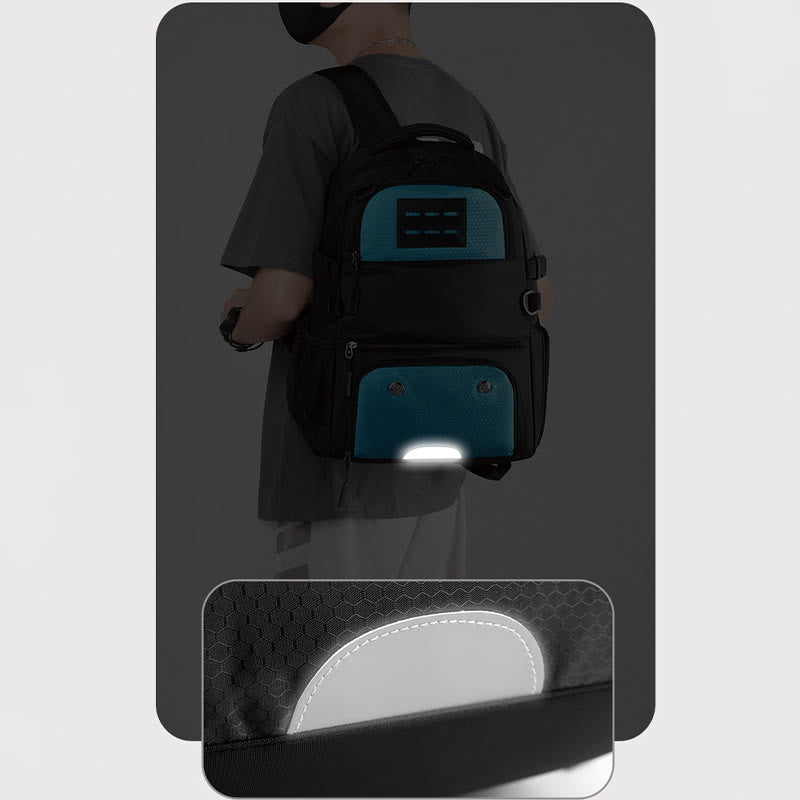 Multi-Pocket Waterproof Sports Bag Basketball Soccer Backpack