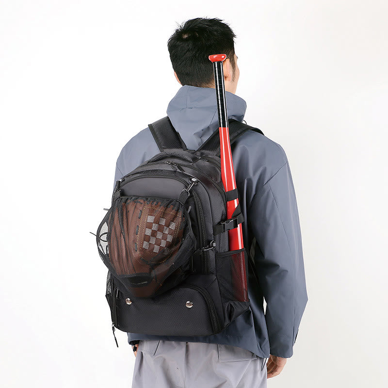 Extra Large Functional Backpack Sports Bag Racket Bag with Shoe Compartment