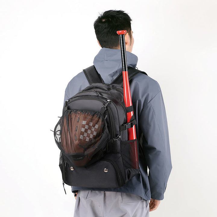 Extra Large Functional Backpack Sports Bag Racket Bag with Shoe Compartment