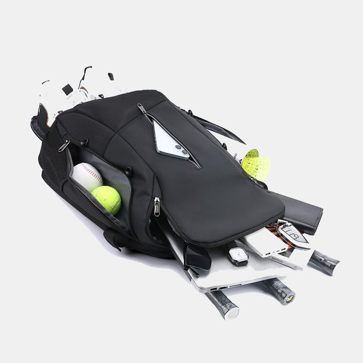 Large Capacity Functional Sports Backpack for Tennis Basketball Soccer Baseball