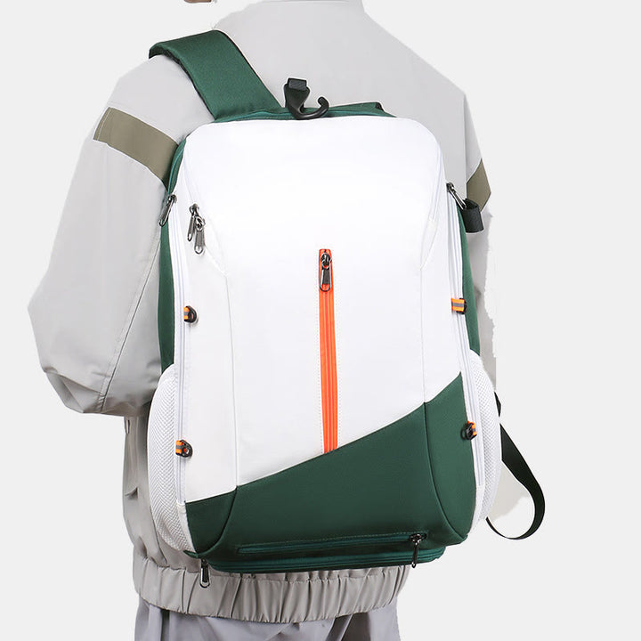 Large Capacity Functional Sports Backpack for Tennis Basketball Soccer Baseball