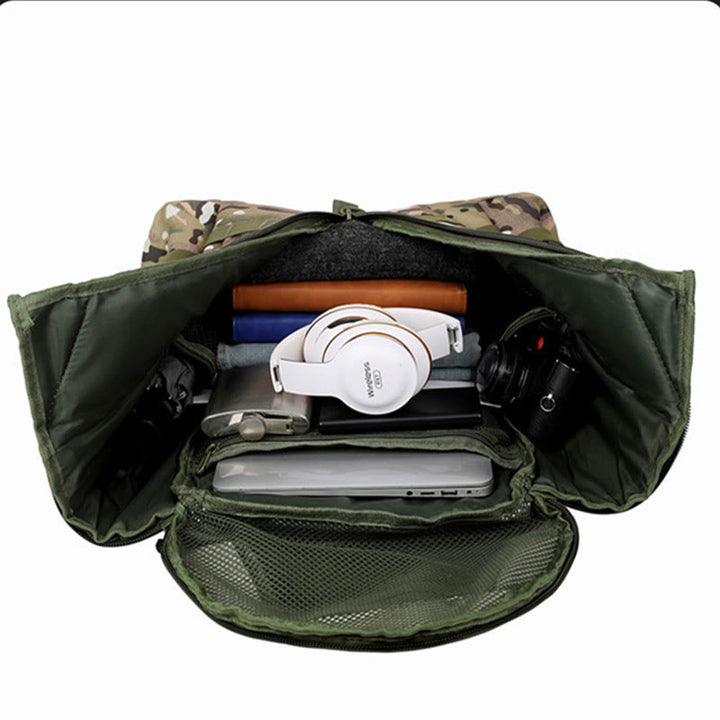 Large Capacity Waterproof Camo Hunting Hiking Pack Durable Backpack
