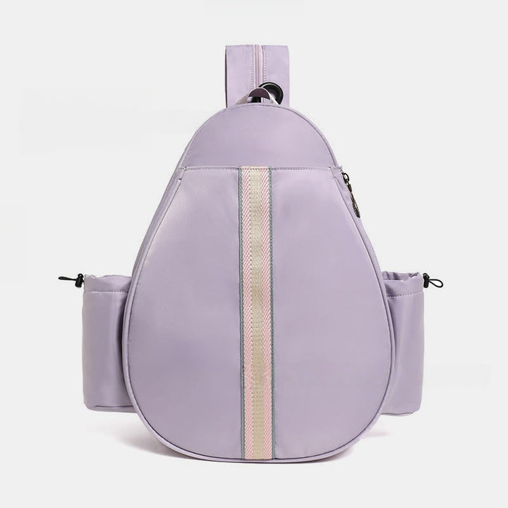 Tennis Bag Sling Bag Backpack for Women Men Fits 2 Rackets - Plum - image 11