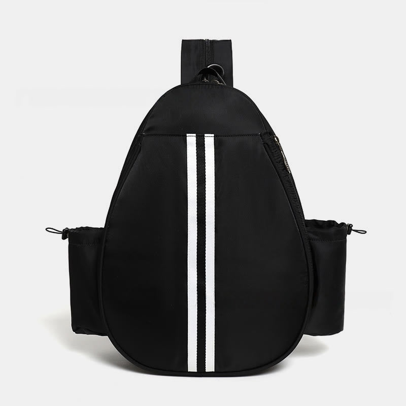 Tennis Bag Sling Bag Backpack for Women Men Fits 2 Rackets - Black - image 10