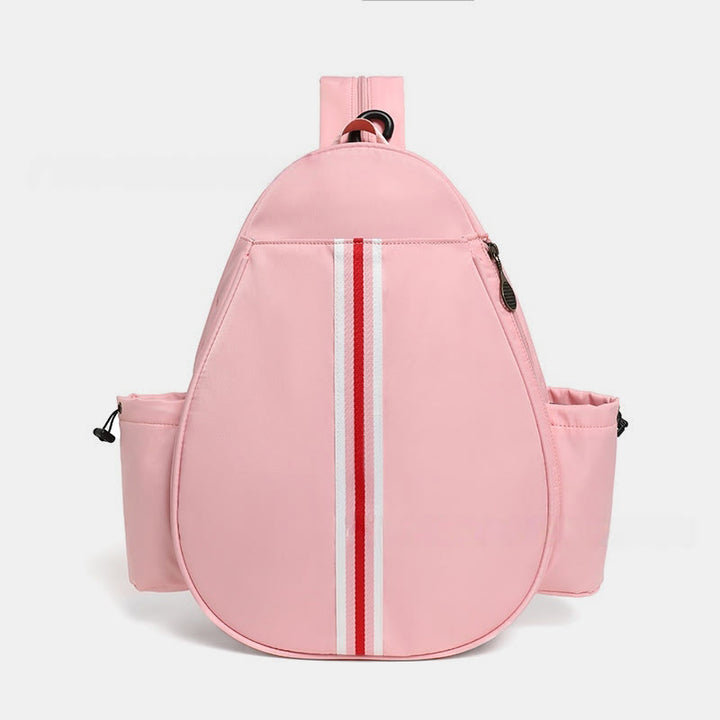 Tennis Bag Sling Bag Backpack for Women Men Fits 2 Rackets - Pink - image 12