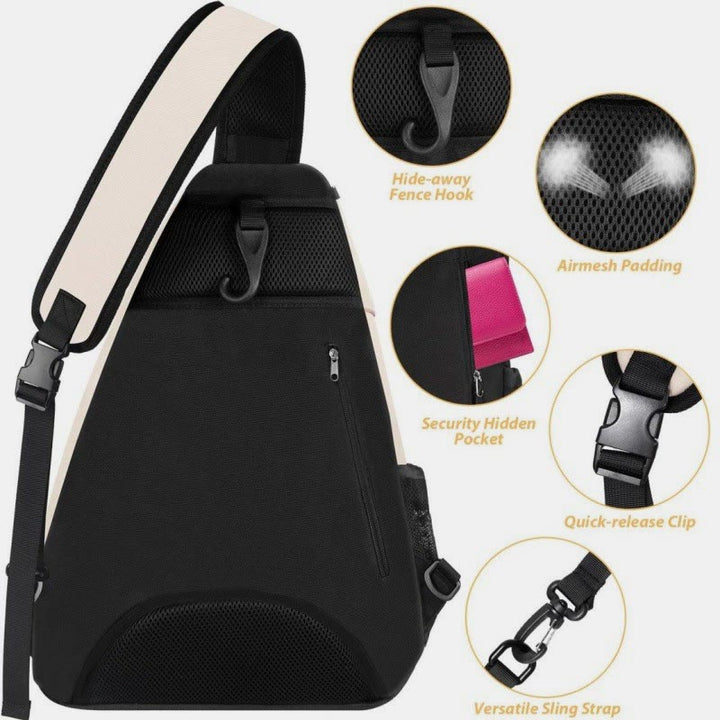 One Shoulder Crossbody Tennis Bag Sling Bag Tennis Racket Bag - image 4