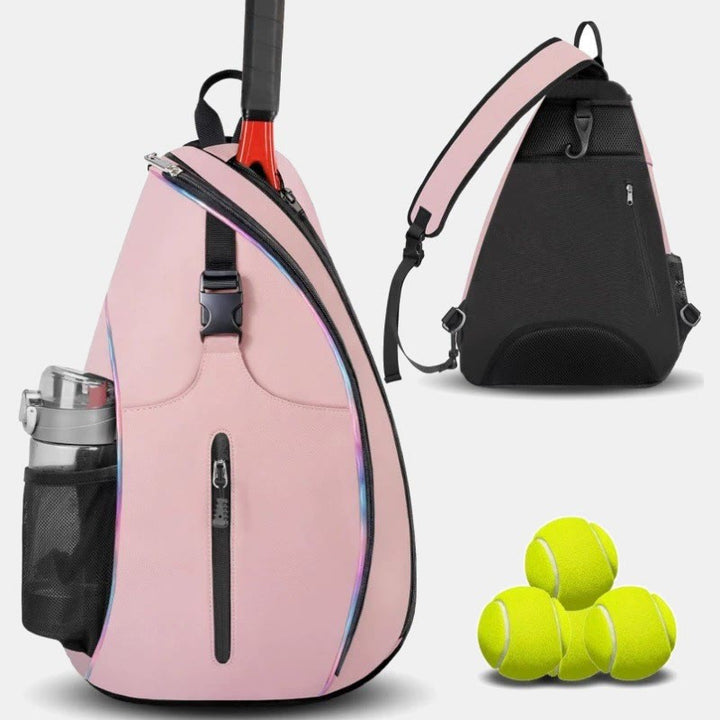 One Shoulder Crossbody Tennis Bag Sling Bag Tennis Racket Bag - Pink - image 6