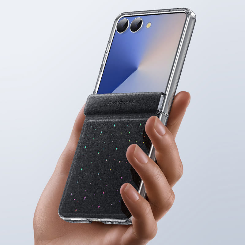 Phone Case for Samsung Galaxy Z Fold 7 / Z Flip 7 Starry Sky PU Leather Phone Case - image 13
