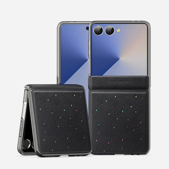 Phone Case for Samsung Galaxy Z Fold 7 / Z Flip 7 Starry Sky PU Leather Phone Case - Samsung Z Flip 7 - image 10