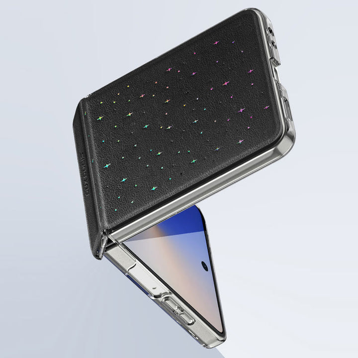 Phone Case for Samsung Galaxy Z Fold 7 / Z Flip 7 Starry Sky PU Leather Phone Case - image 15
