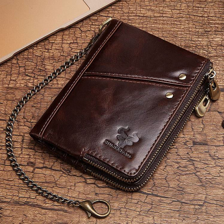 RFID Anti-theft Multi-slot Bifold Wallet