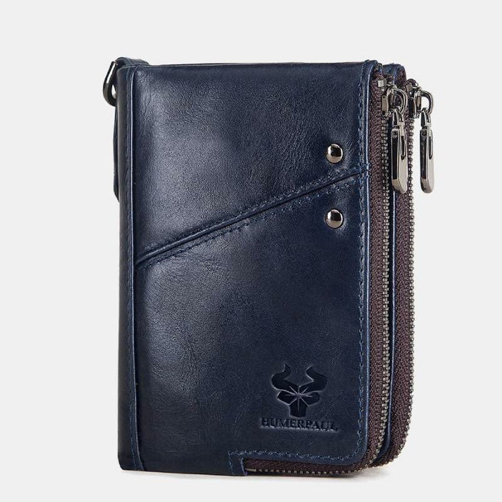 RFID Anti-theft Multi-slot Bifold Wallet