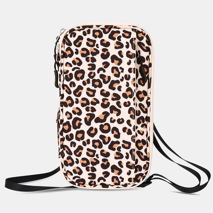 Multifunctional Passport Holder For Travel Portable Organize Storage Wallet - Leopard - image 10