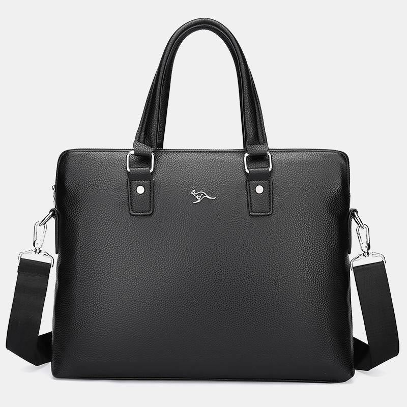 Briefcase For Men Business Trip Elegant Waterproof Crossbody Bag - E - image 20