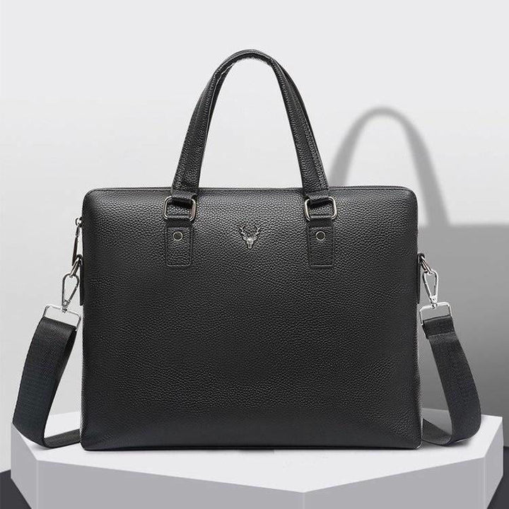 Briefcase For Men Business Trip Elegant Waterproof Crossbody Bag - F - image 21