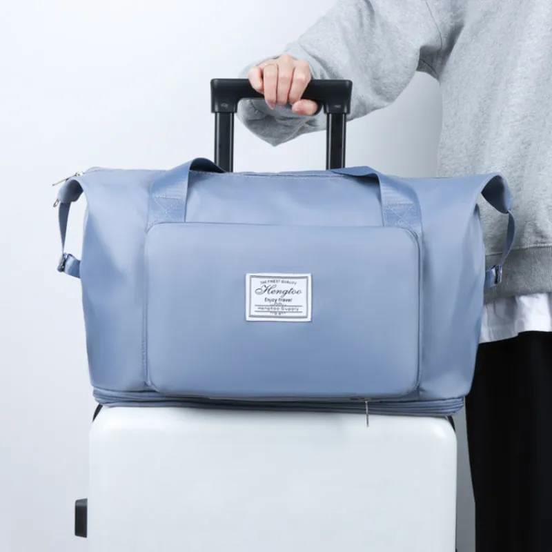 Travel Duffel Bag Sport Gym Bag Tote Weekender Overnight Bag Handbag - image 4