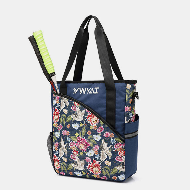 Tennis Shoulder Tote for Women Men Badminton Sling Bag Laptop Handbag - MidnightBlue - image 17