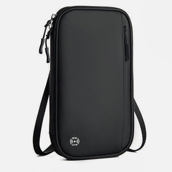 Multifunctional Passport Holder For Travel Portable Organize Storage Wallet - Black - image 8