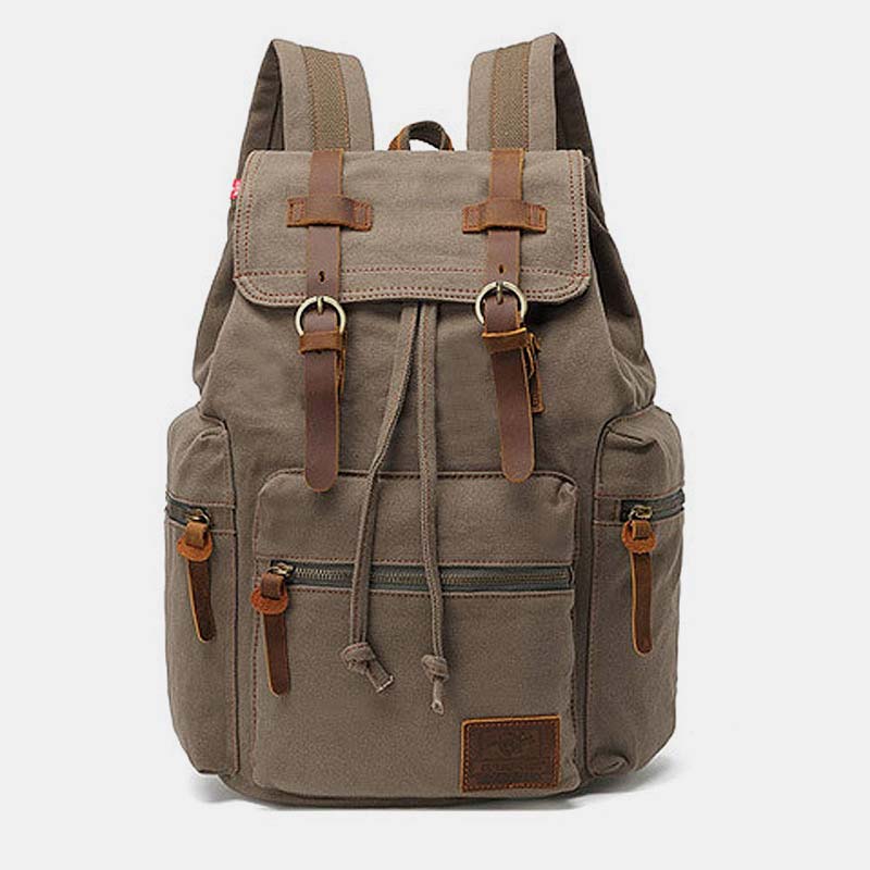 High Capacity Canvas Vintage Backpack