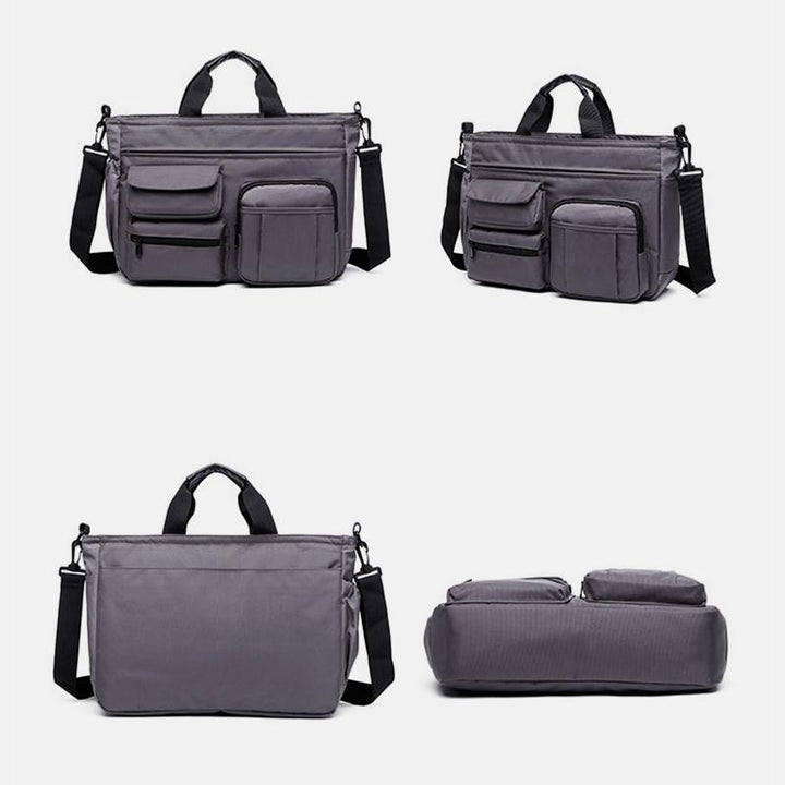 Water-Resistant Multifunctional Crossbody Laptop Handbag