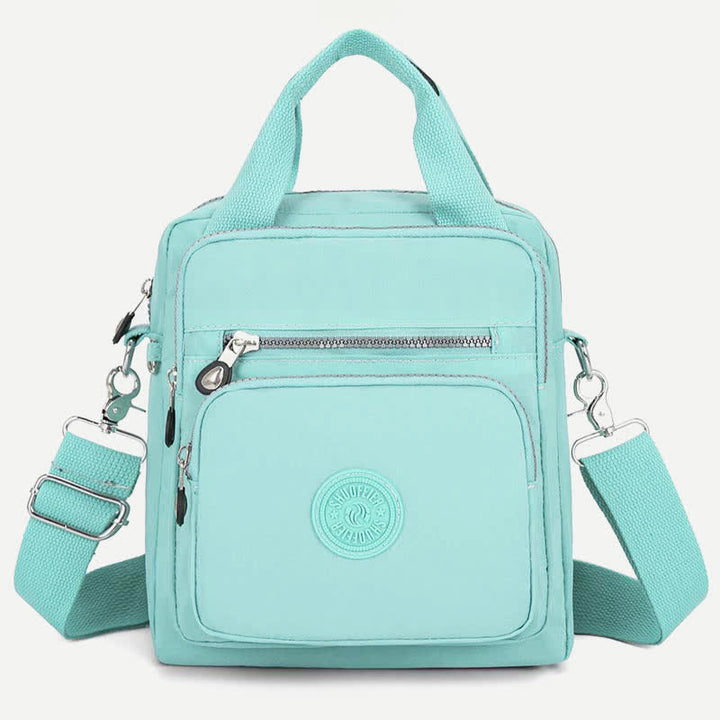 Lightweight Nylon Crossbody Bag for Women Multi-Pocket Handbag Shoulder Purses