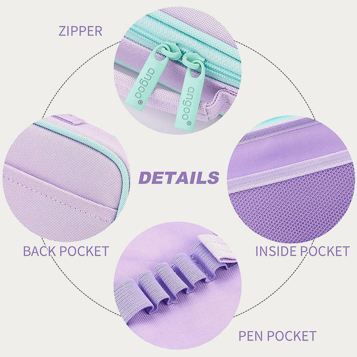 Cute Pencil Case For Kids Cartoon Style Roomy Case