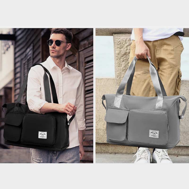 Large Capacity Portable Duffel Bag for Women Men Foldable Travel Handbag