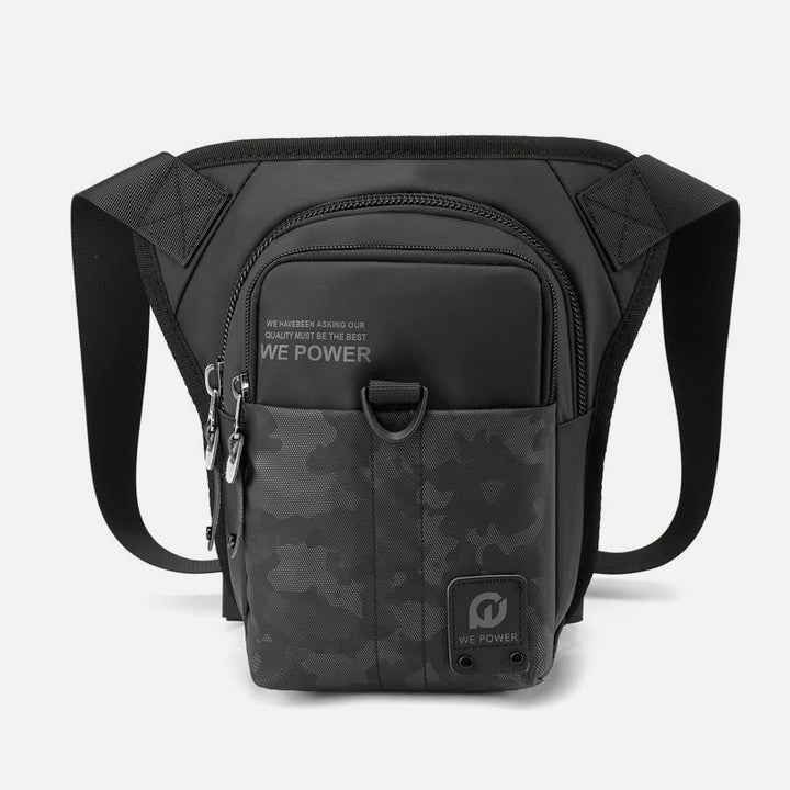 Outdoor Sports Purse For Men Durable Oxford Crossbody Leg Bag