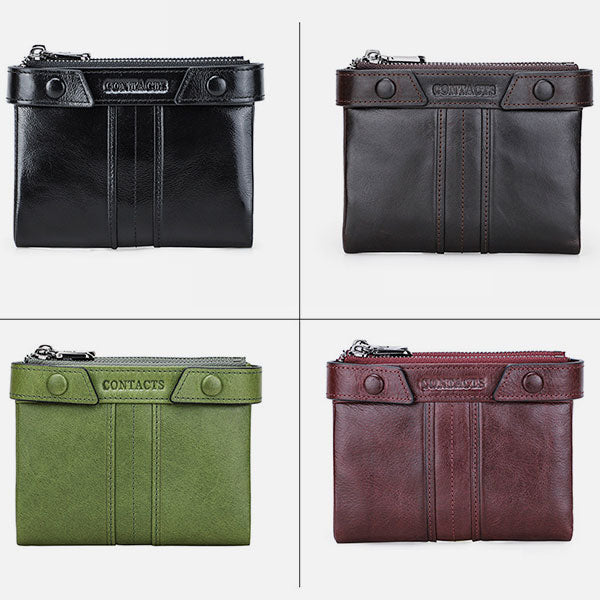 RFID Anti-Theft Multifunctional Genuine Leather Wallet