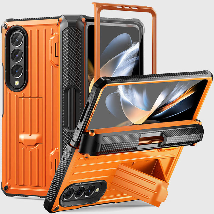 Phone Case With Holder For Samsung Shatter-Resistant Protective Cover
