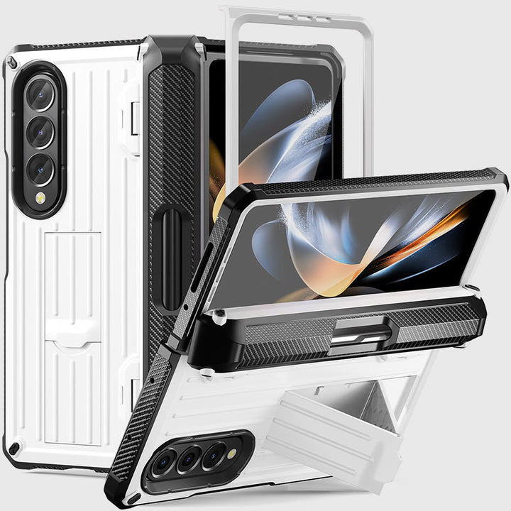 Phone Case With Holder For Samsung Shatter-Resistant Protective Cover