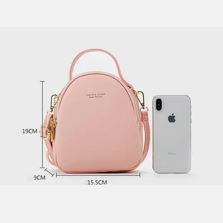 Multi-Compartment Lightweight Crossbody Bag Phone Bag