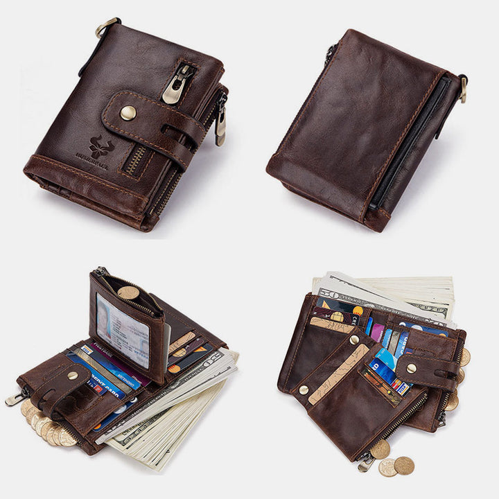 RFID Multifunctional Large Capacity Genuine Leather Wallet  - image 6