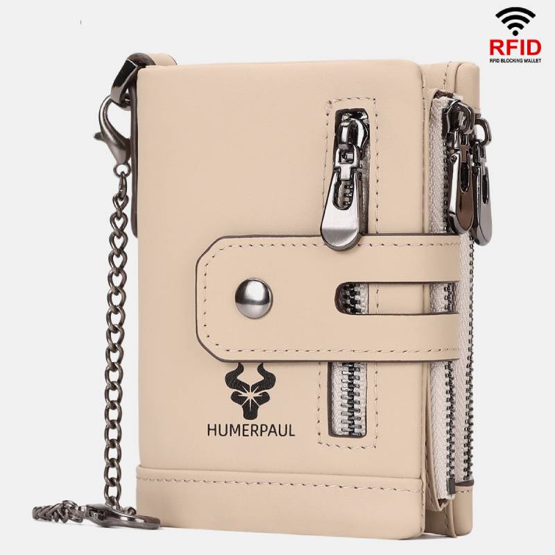 RFID Multifunctional Large Capacity Genuine Leather Wallet  - image 1
