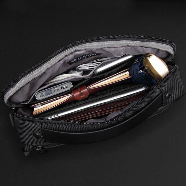 Waterproof Small Messenger Bag for Men Casual Business Shoulder Bag