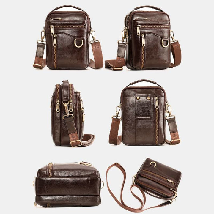 Multifunctional Leather Phone Bag Waist Bag Crossbody Bag