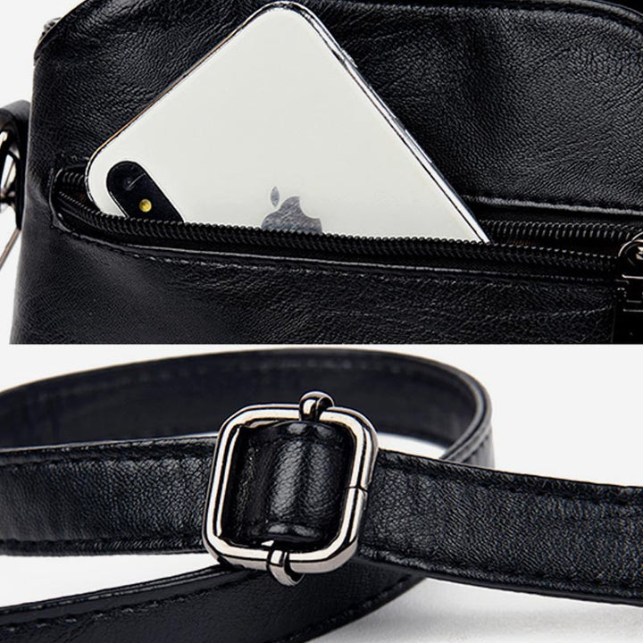 Purses and Handbags for Women Multi-Compartment PU Crossbody Bag Shoulder Bag