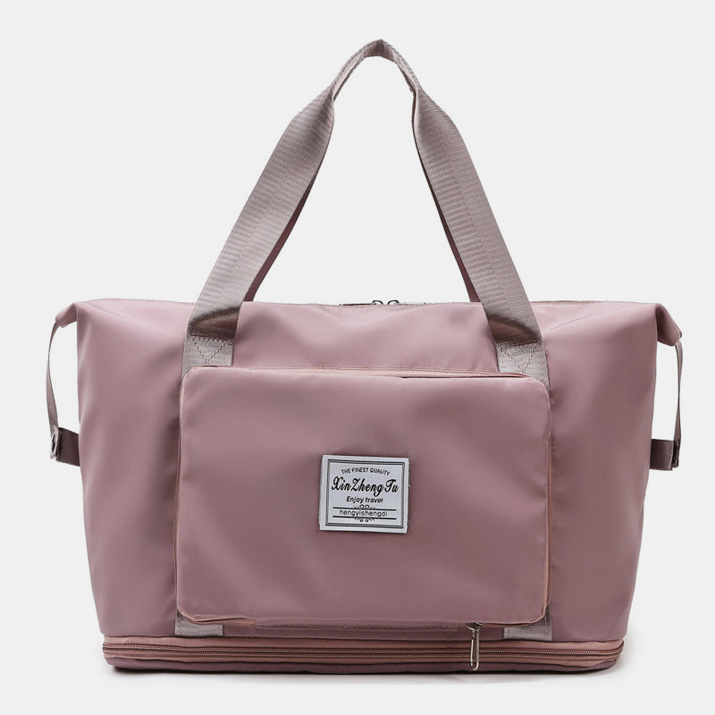 Travel Duffel Bag Sport Gym Bag Tote Weekender Overnight Bag Handbag - LavenderBlush - image 17