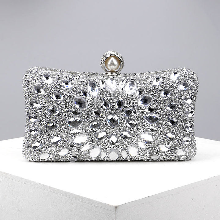 Diamond Encrusted Dinner Bag For Party Fashion Banquet Evening Bag