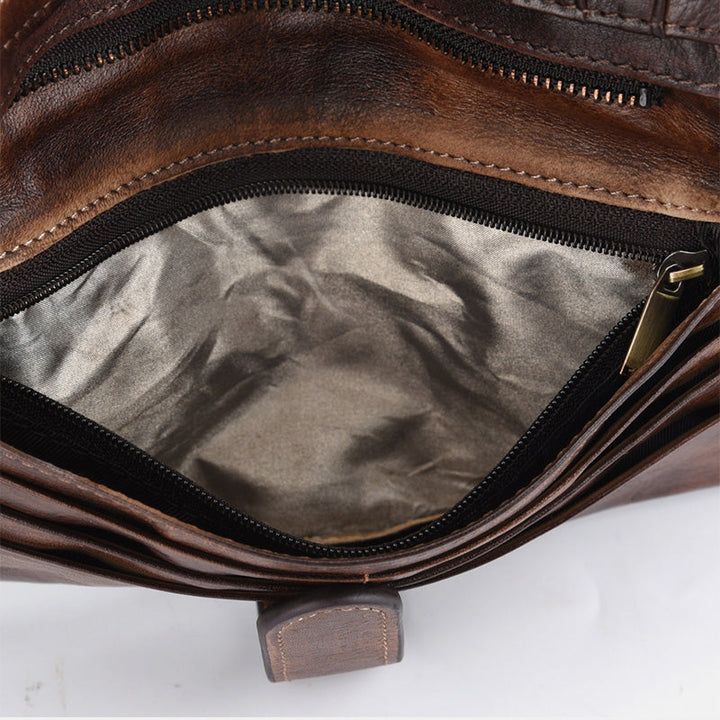 RFID Genuine Leather Long Wallet Purse