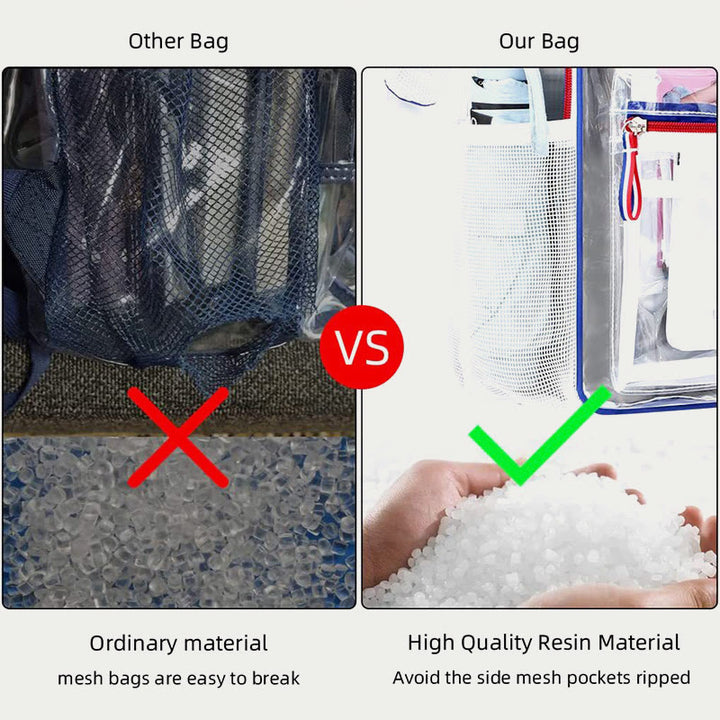 PVC Backpack For Adult Outdoor Travel Transparent Large Clear Bag