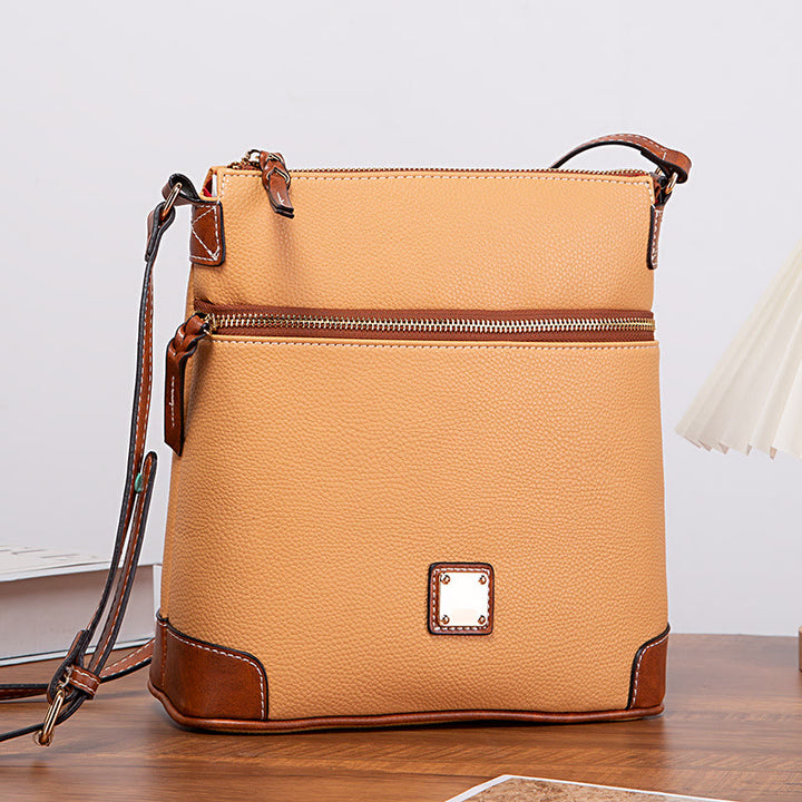 Crossbody Bag For Women Lychee Grain Texture Multi-color Leather Bag