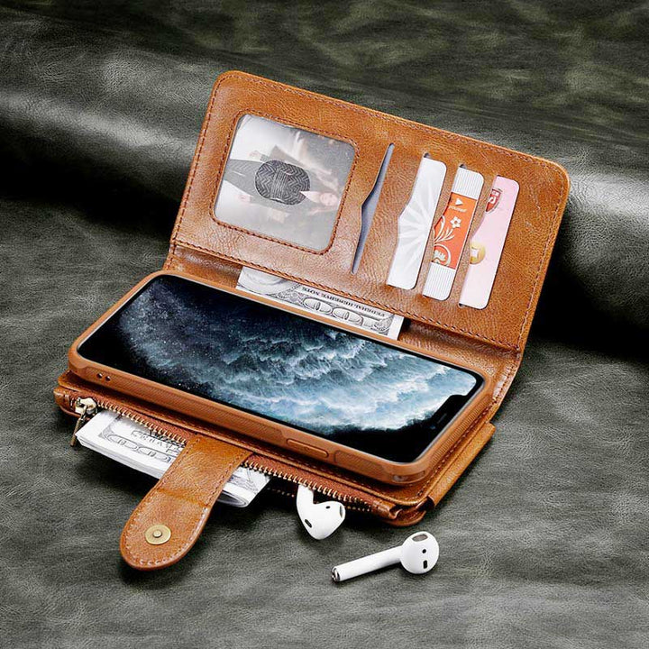 Vintagre Magnetic Detachable Wallet Case for iPhone