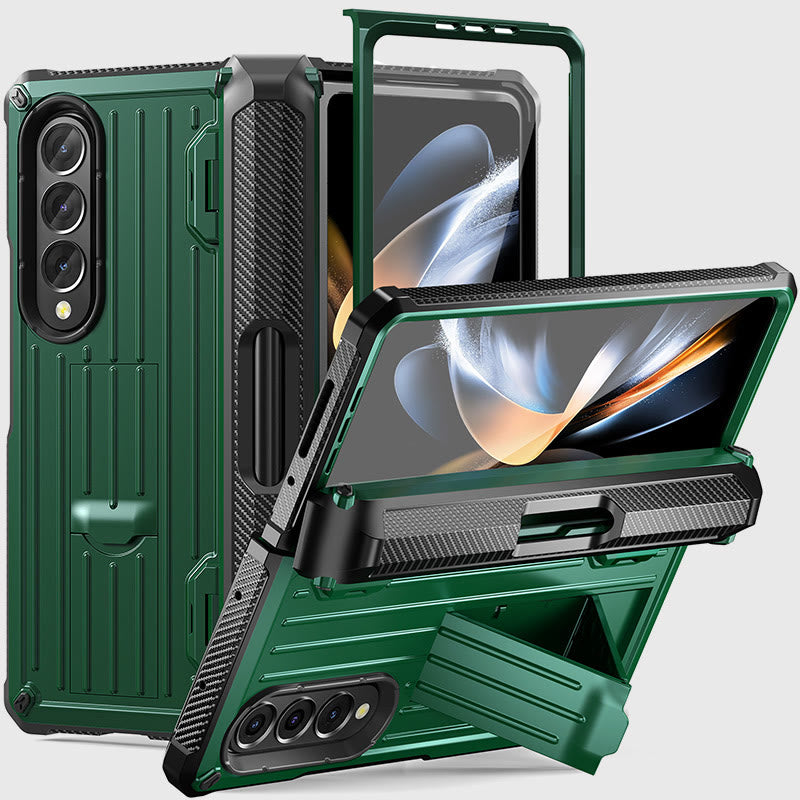 Phone Case With Holder For Samsung Shatter-Resistant Protective Cover